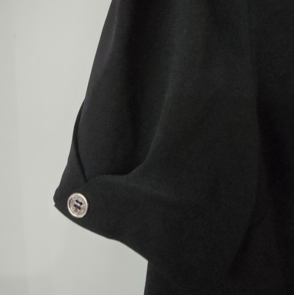 Tommy Hilfiger Shortsleeve Black/White Dress Size 10 - Picture 5 of 5